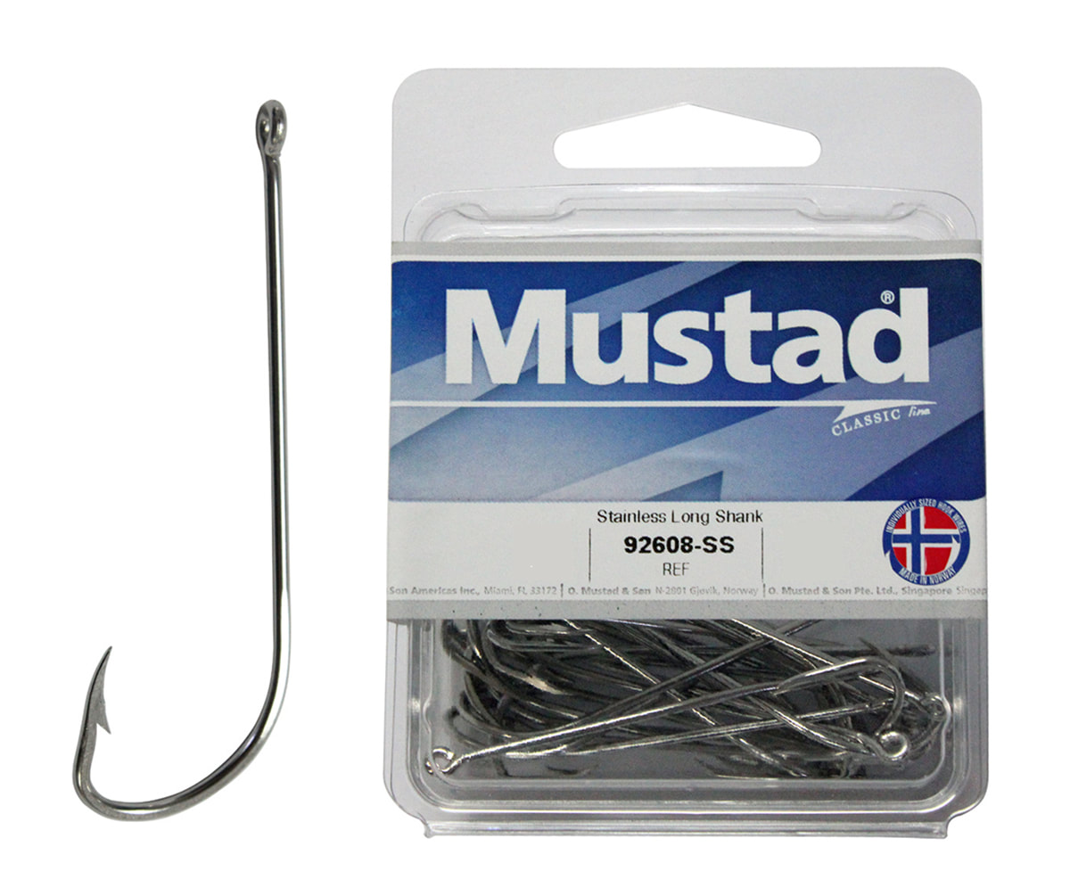 Mustad 92608-SS Long Shank Hooks  Tie'n'Fly Outfitters 