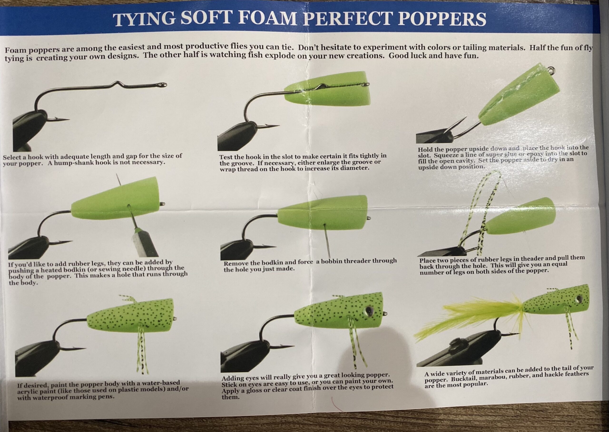 Foam Popper Bodies - Half Cone
